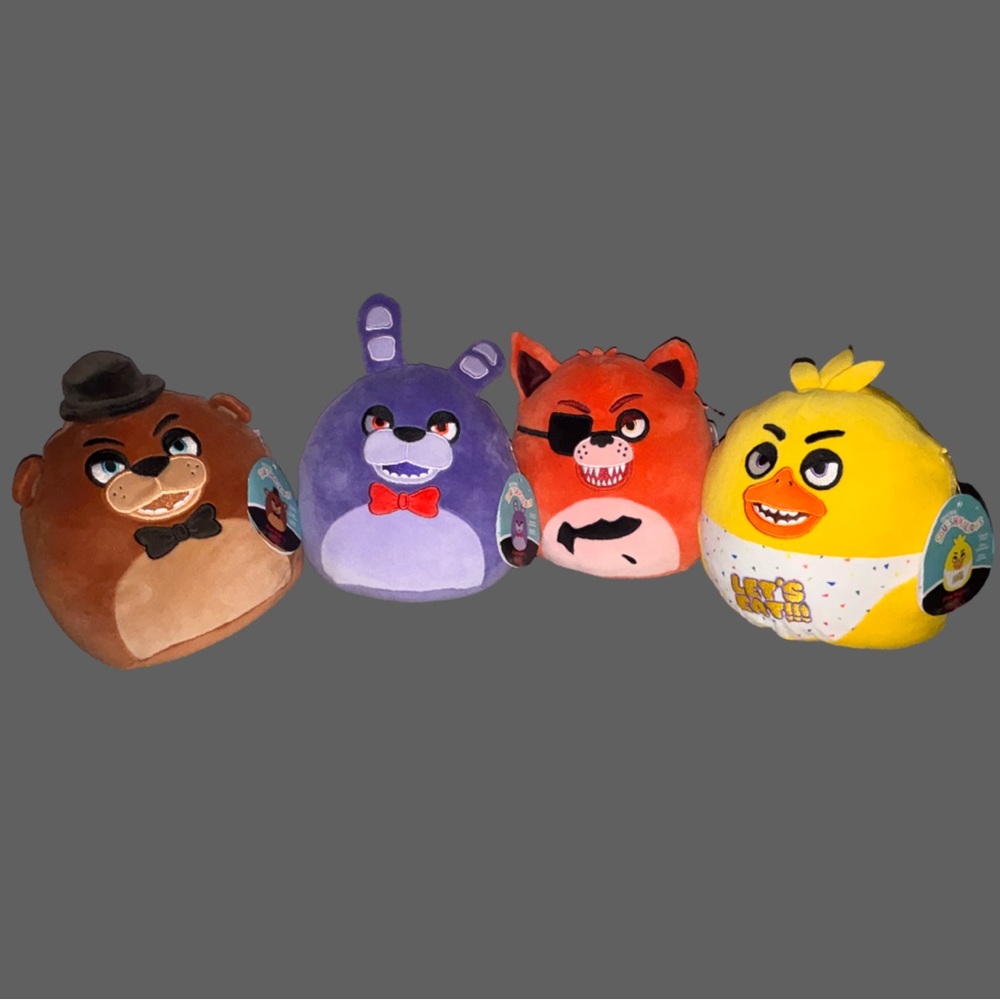 Five Nights at Freddy's (FNAF) Squishmallows plush toys . Authentic squishmallow